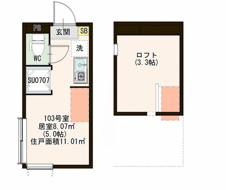 アーバンヴィラ久が原の間取り