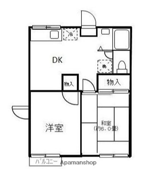 ベルゾーネ大成の間取り