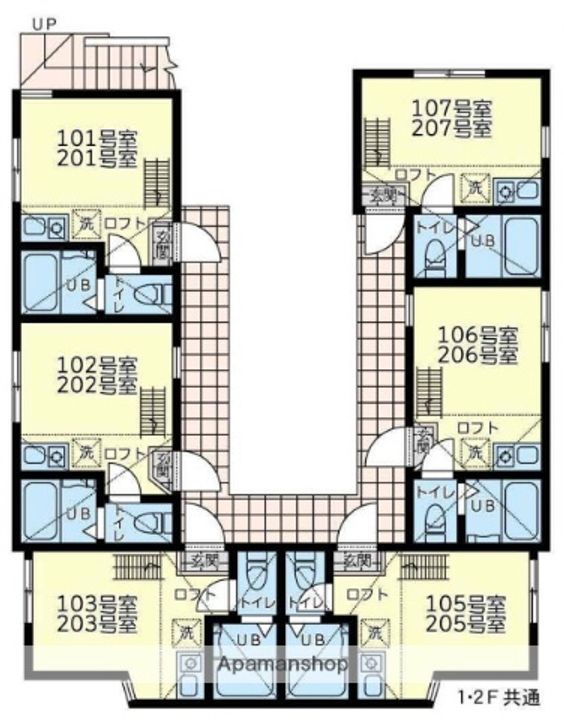 ユナイトファーストブランチ金沢の間取り