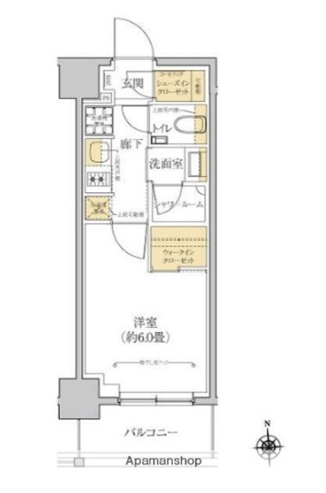 グレーシアフィット横浜の間取り