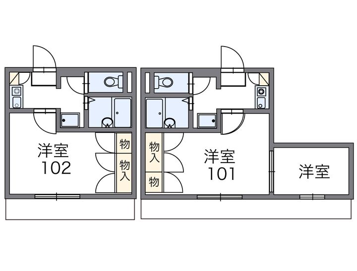 レオパレスカサベルデの間取り