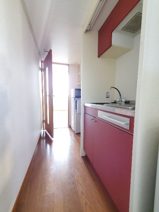 レオパレスサンデン3の玄関