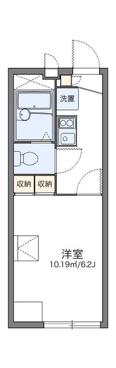 レオパレスミーコーポ マチヤの間取り