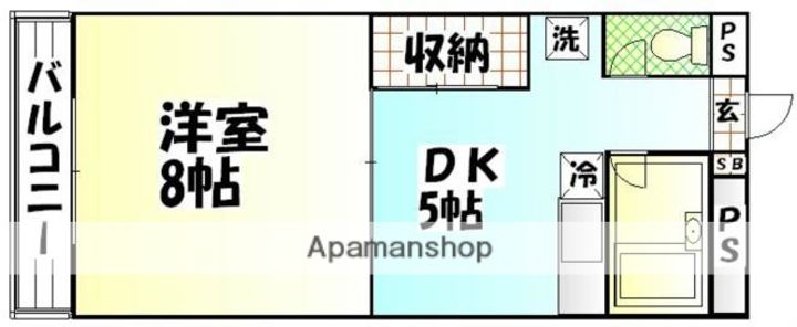青木ビル405の間取り