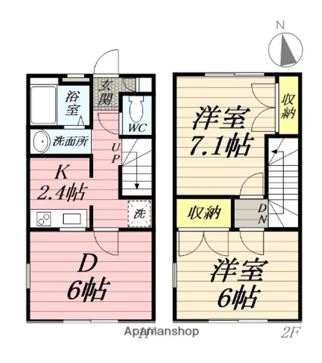 カワセミの間取り