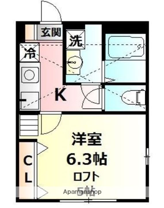 カーサオリセⅡの間取り