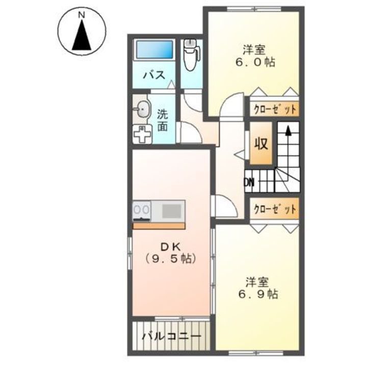 サン フォレスタ B00203の間取り
