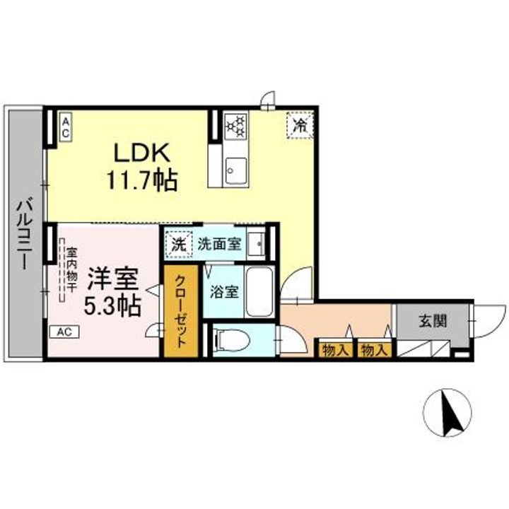 エスペリア高座渋谷の間取り