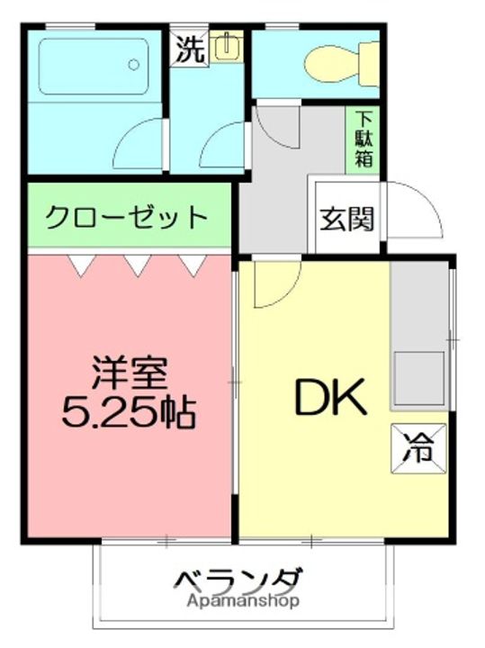 サーフサイドテラス壱番館の間取り