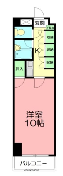 ステアーズアパートメントの間取り
