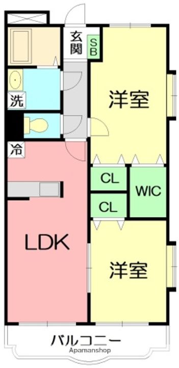 クレベールの間取り