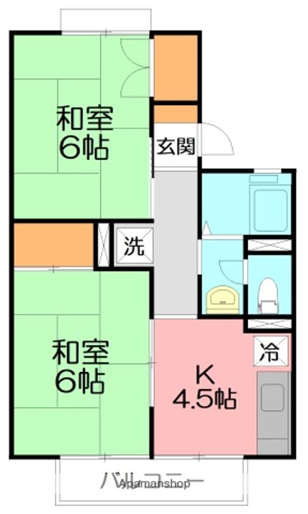 ニューマリンコーポBの間取り