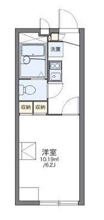 レオパレス湘南山手館Bの間取り