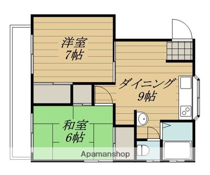 ヴィラ湘南Ⅲの間取り