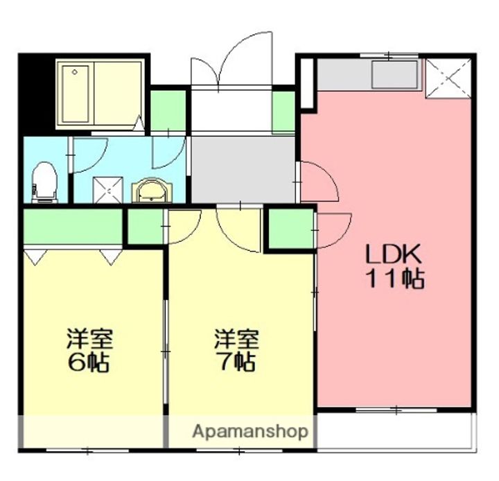 レーベンハイツ湘南の間取り