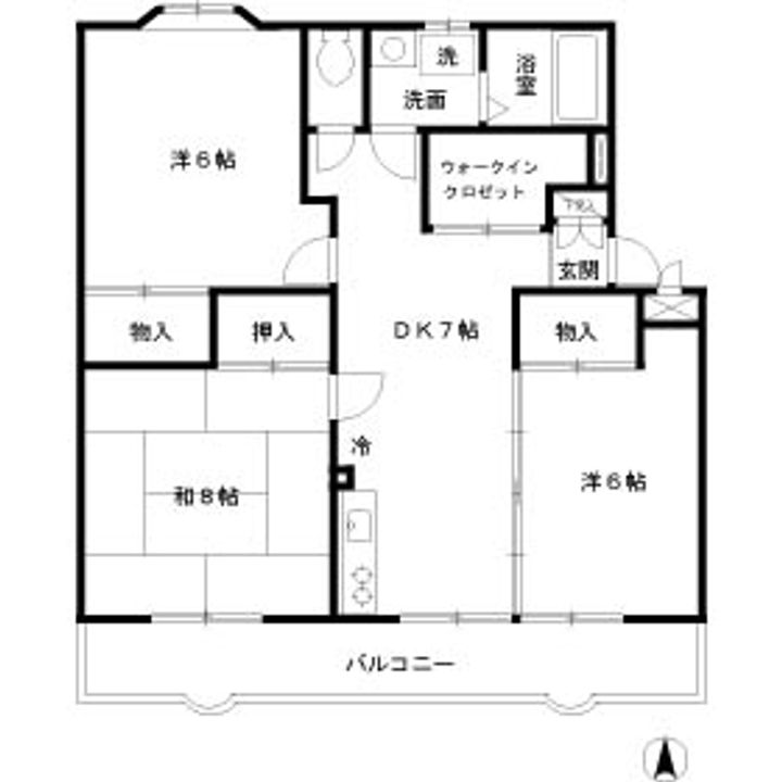 エスポワールいずみの間取り
