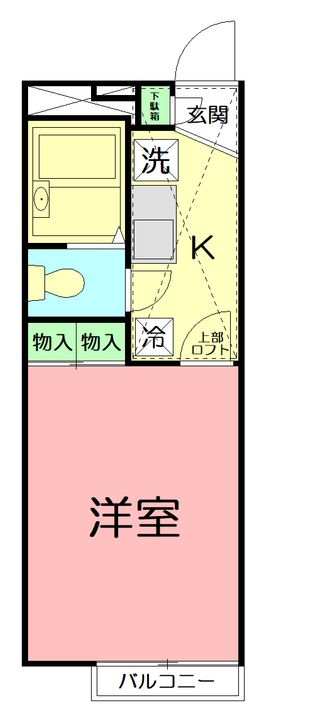 レオパレスコジマの間取り