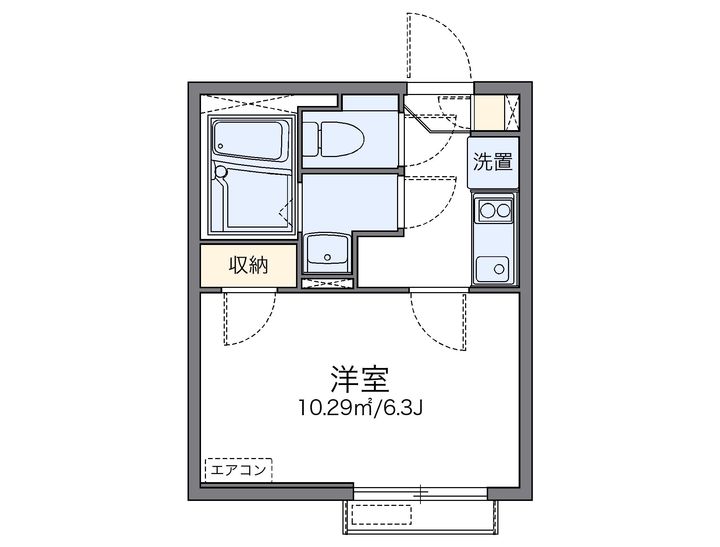レオネクストあさひの間取り