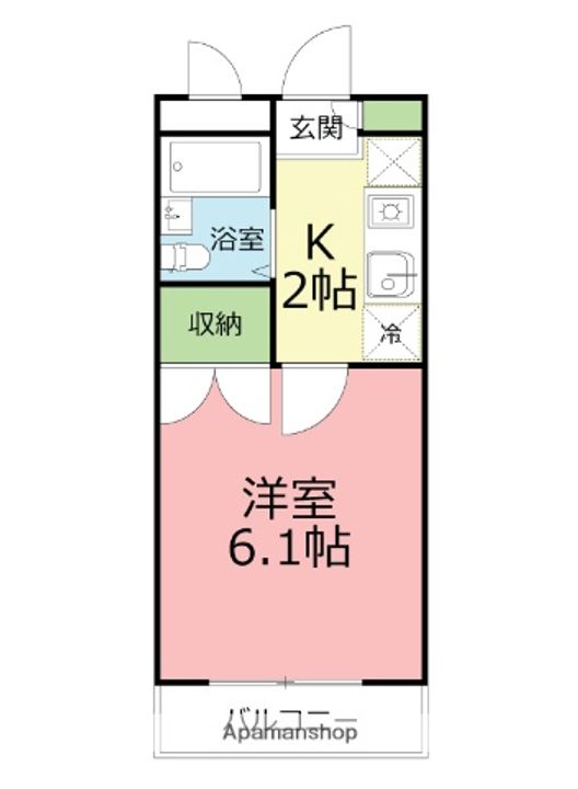 パレス小澤弐番館の間取り