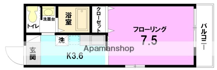 レザンヴィーゼの間取り