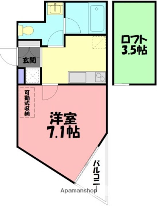 アルフィーネ茅ヶ崎の間取り