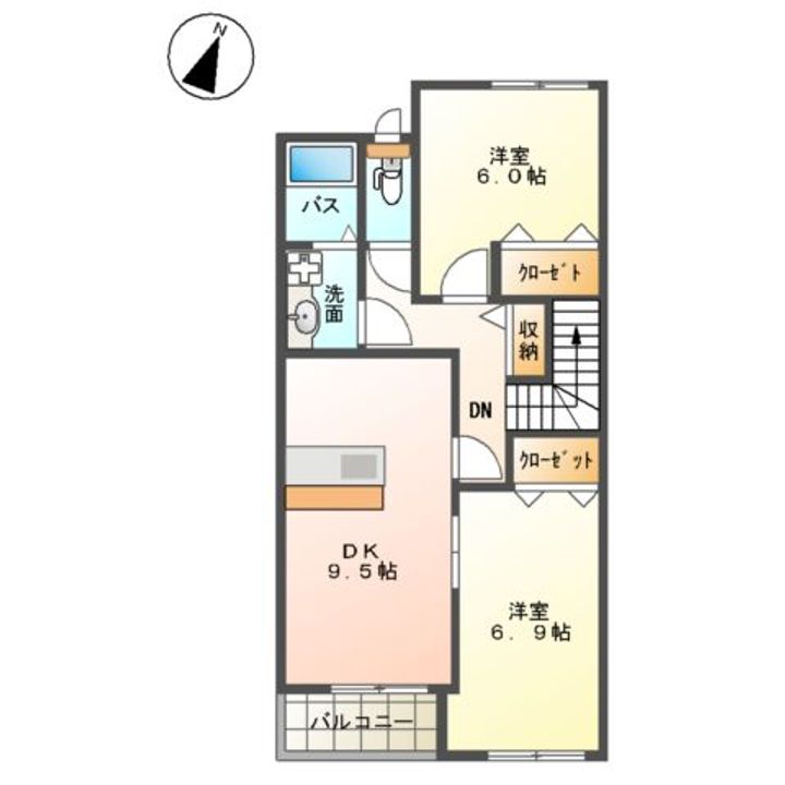 ベルクラージュ00202の間取り