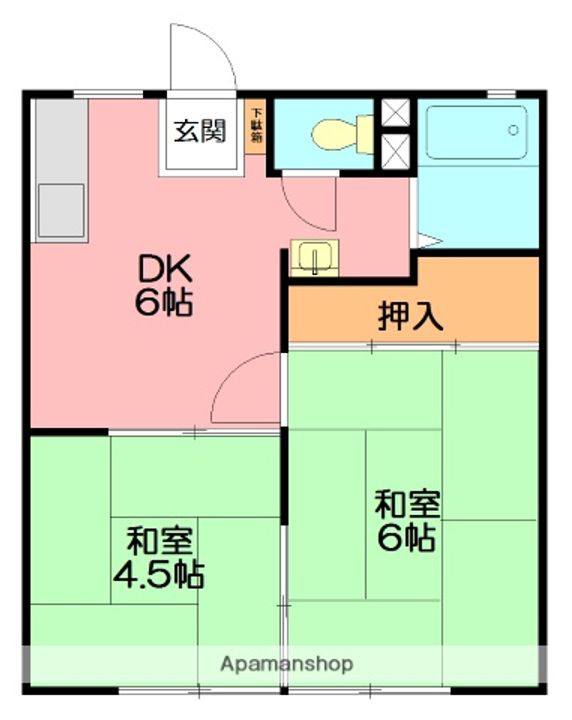 ベイシティメゾンⅡの間取り