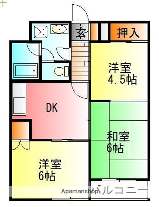 セレーノ東町Ⅱの間取り