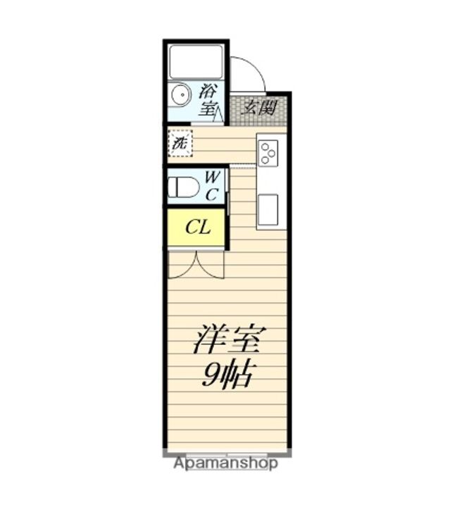 サイクルハイツI202の間取り