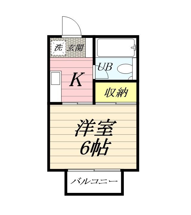 ビラマーサA1-Dの間取り
