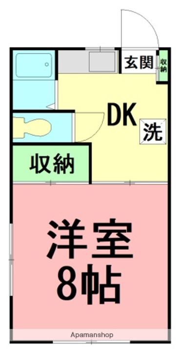 グリーンウインズⅠの間取り
