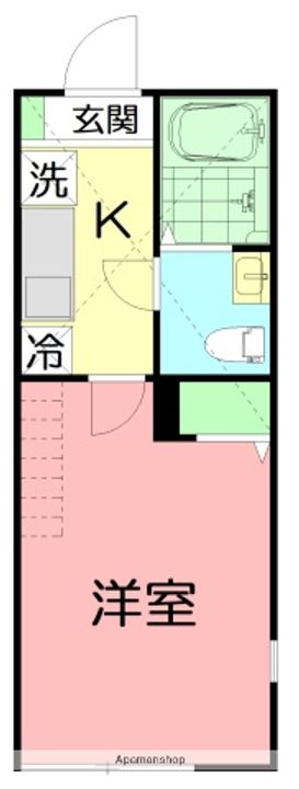 アザーレ・レーヴ東海大学前の間取り