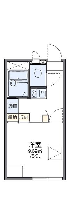 レオパレスヴァンテアンの間取り