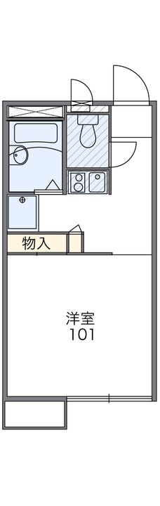 レオパレスマルティ103の間取り