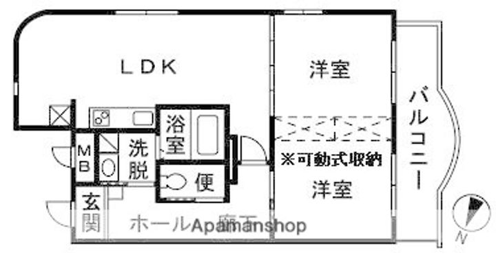 K.プラージュの間取り