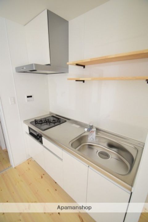 神奈川県藤沢市片瀬5丁目の賃貸アパートのキッチン