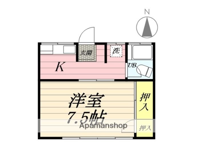 アパルト湘南の間取り