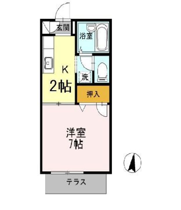 エーデルハイム Ⅰの間取り