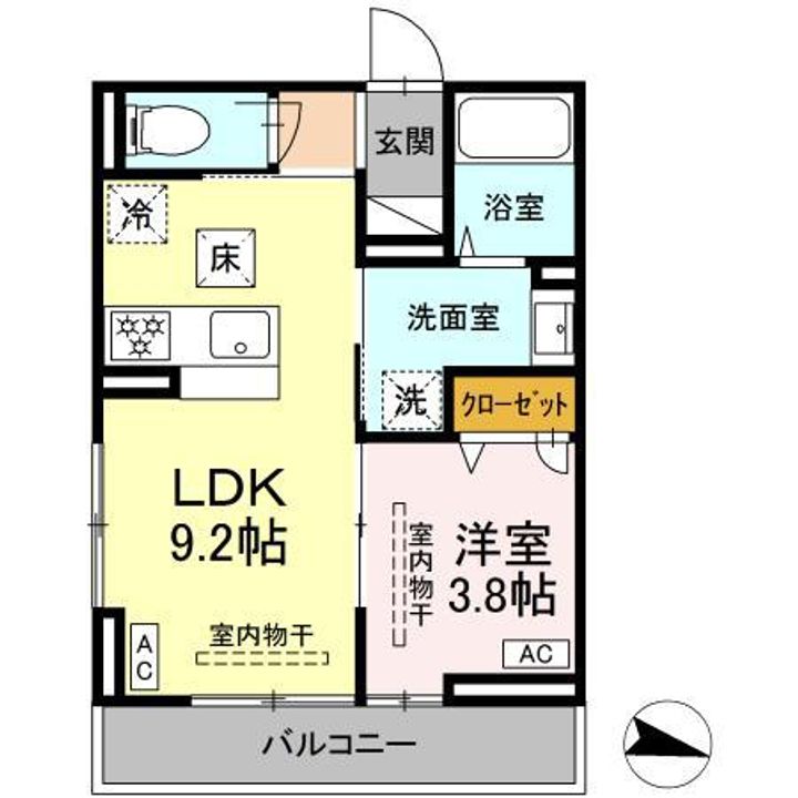 レンブランサ湘南台の間取り