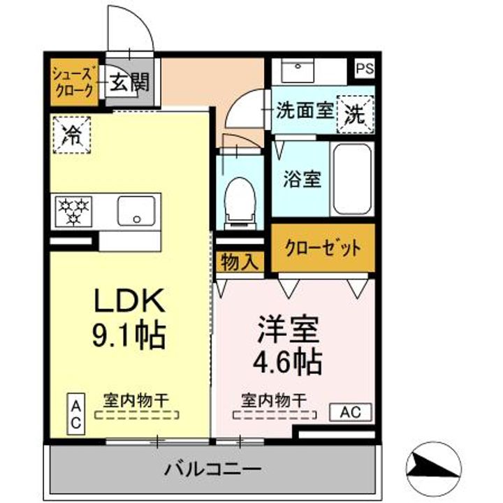レンブランサ湘南台の間取り