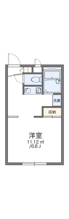 レオパレスOISOⅡの間取り