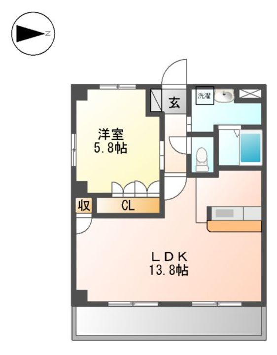 エテルナKAORUの間取り