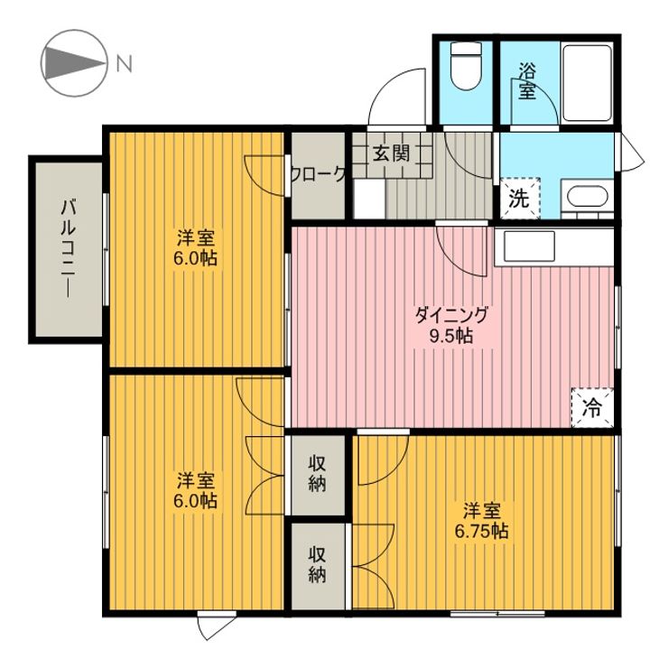 メゾン・エリナの間取り