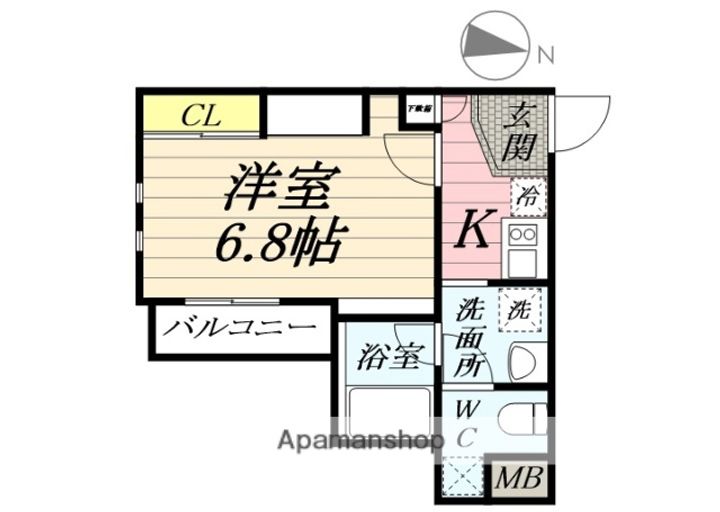 ACCESS湘南平塚の間取り