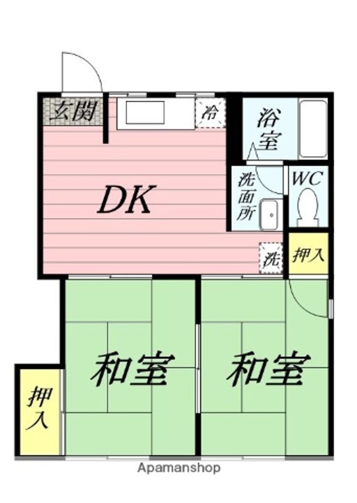 藤ハイツⅠの間取り