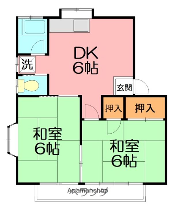 ヨーハイツの間取り