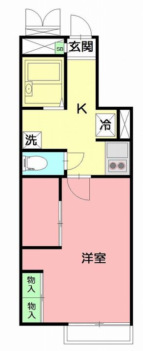 レオパレスメローネⅤの間取り