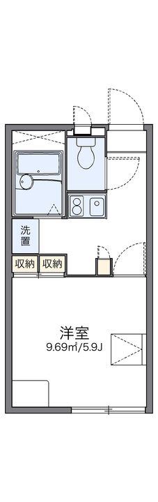 レオパレススマイル206の間取り