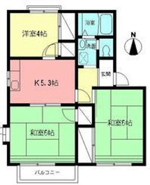 クレストハイムⅡの間取り