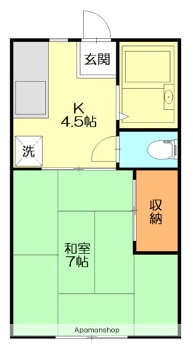 内藤ハイツの間取り